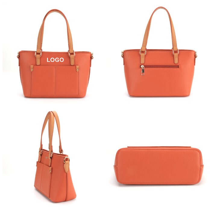 Customized Latest Design Ladies Handbag Vendors High Quality Lady Hand Bags Elegant Leather Tote Luxury Handbags for Women - Image 4