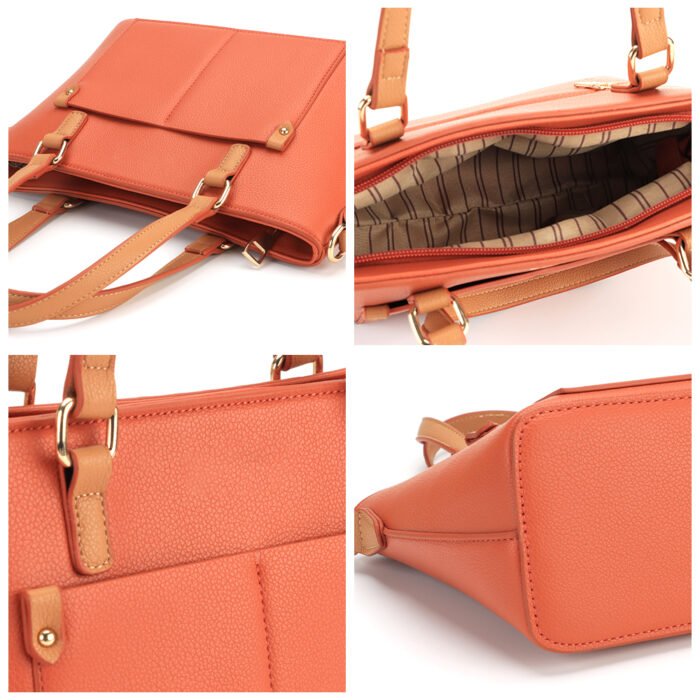 Customized Latest Design Ladies Handbag Vendors High Quality Lady Hand Bags Elegant Leather Tote Luxury Handbags for Women - Image 5
